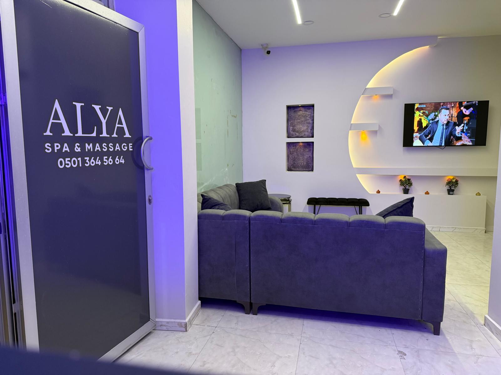 Alya Spa Uşak masaj salonunun lobi görünümü